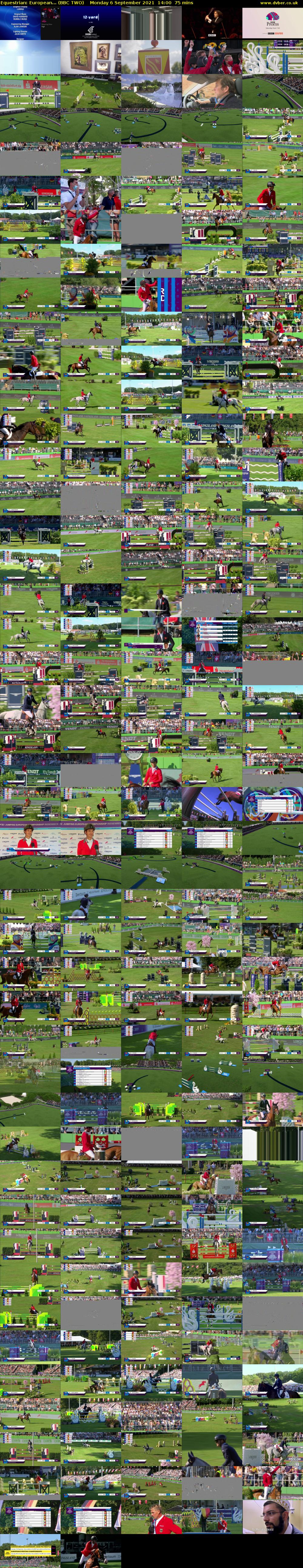 Equestrian: European... (BBC TWO) Monday 6 September 2021 14:00 - 15:15
