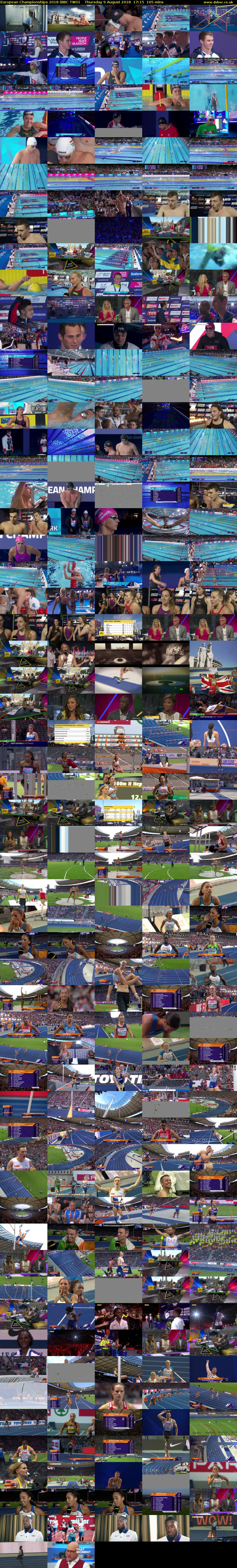 European Championships 2018 (BBC TWO) Thursday 9 August 2018 17:15 - 20:00