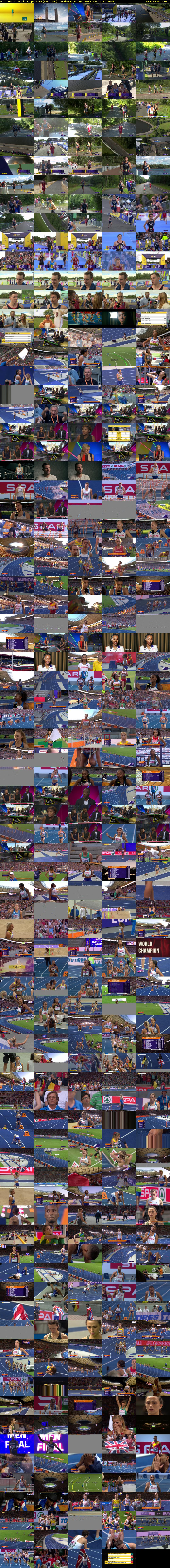 European Championships 2018 (BBC TWO) Friday 10 August 2018 17:15 - 21:00