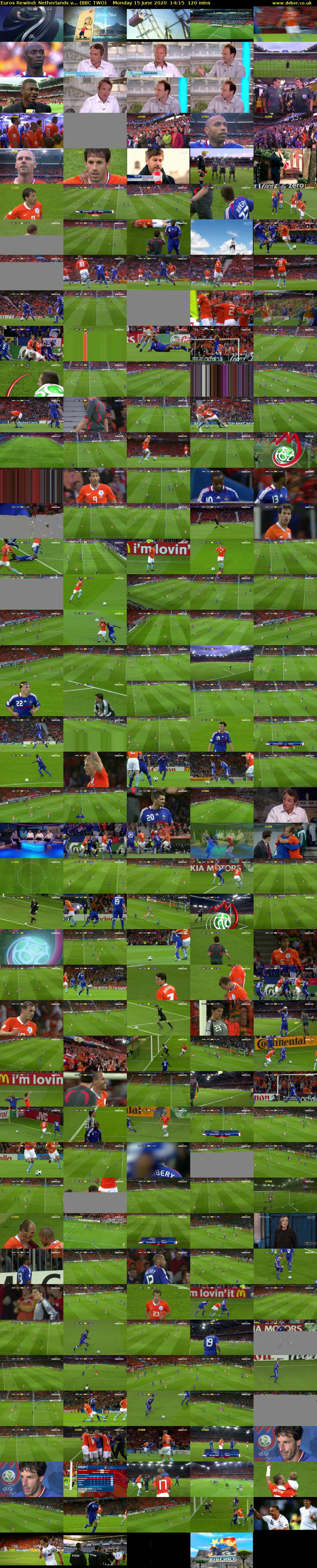 Euros Rewind: Netherlands v... (BBC TWO) Monday 15 June 2020 14:15 - 16:15