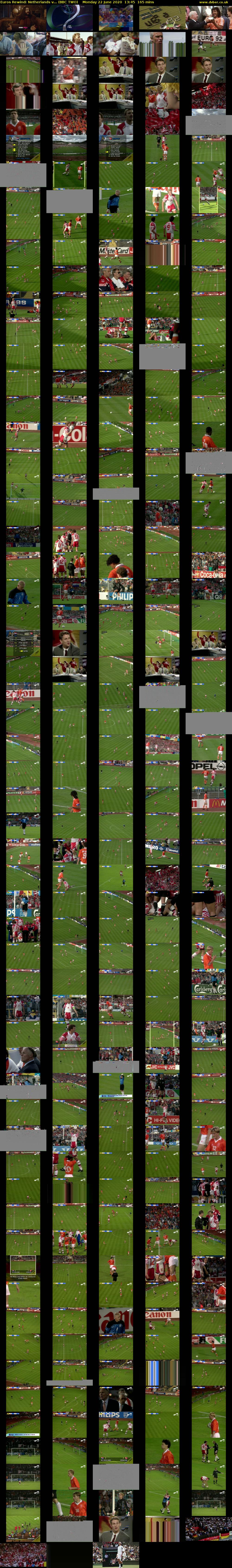 Euros Rewind: Netherlands v... (BBC TWO) Monday 22 June 2020 13:45 - 16:30