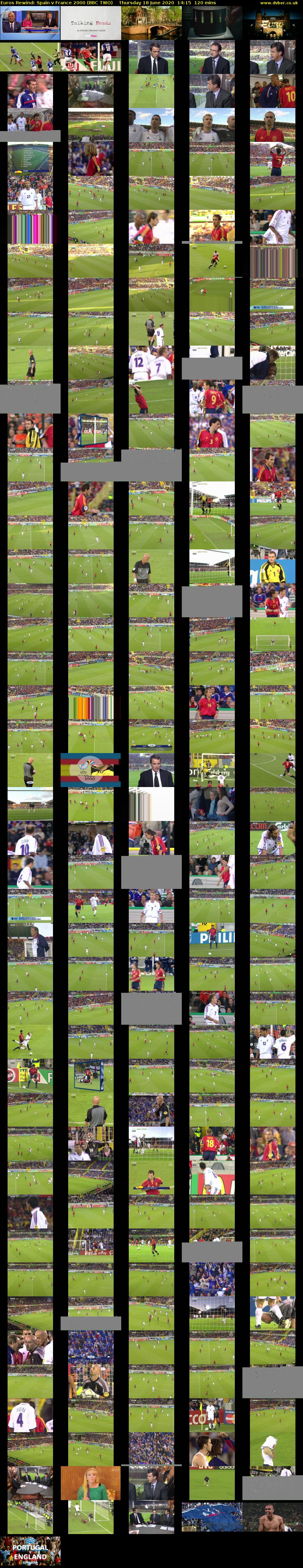 Euros Rewind: Spain v France 2000 (BBC TWO) Thursday 18 June 2020 14:15 - 16:15