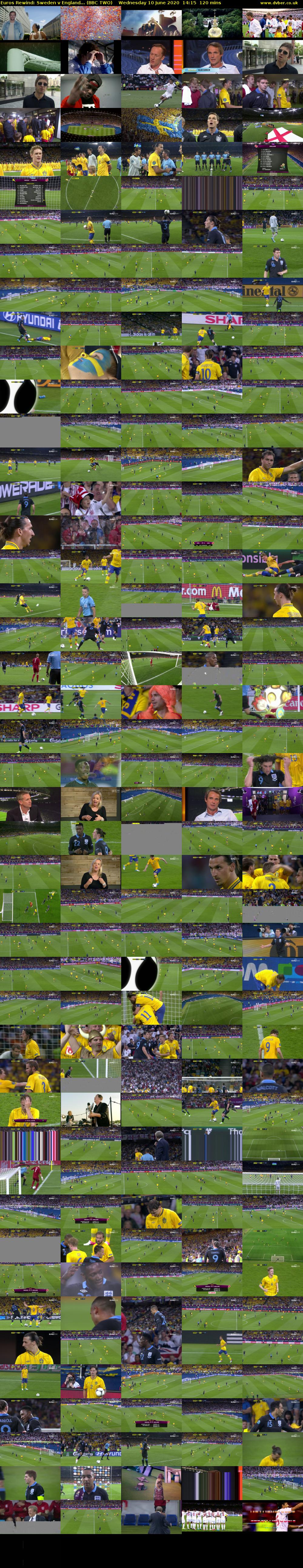 Euros Rewind: Sweden v England... (BBC TWO) Wednesday 10 June 2020 14:15 - 16:15