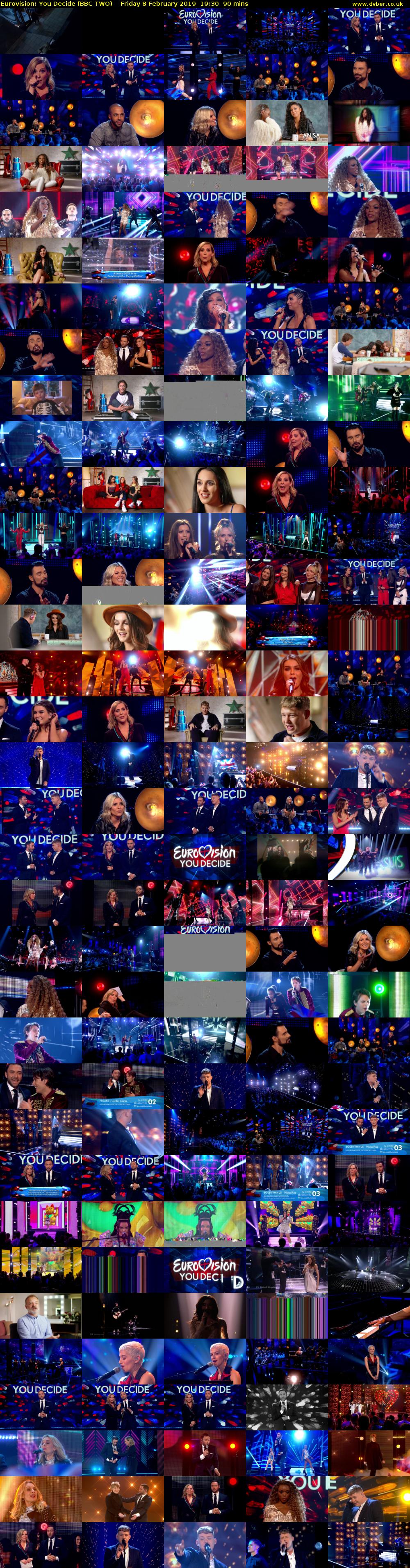 Eurovision: You Decide (BBC TWO) Friday 8 February 2019 19:30 - 21:00
