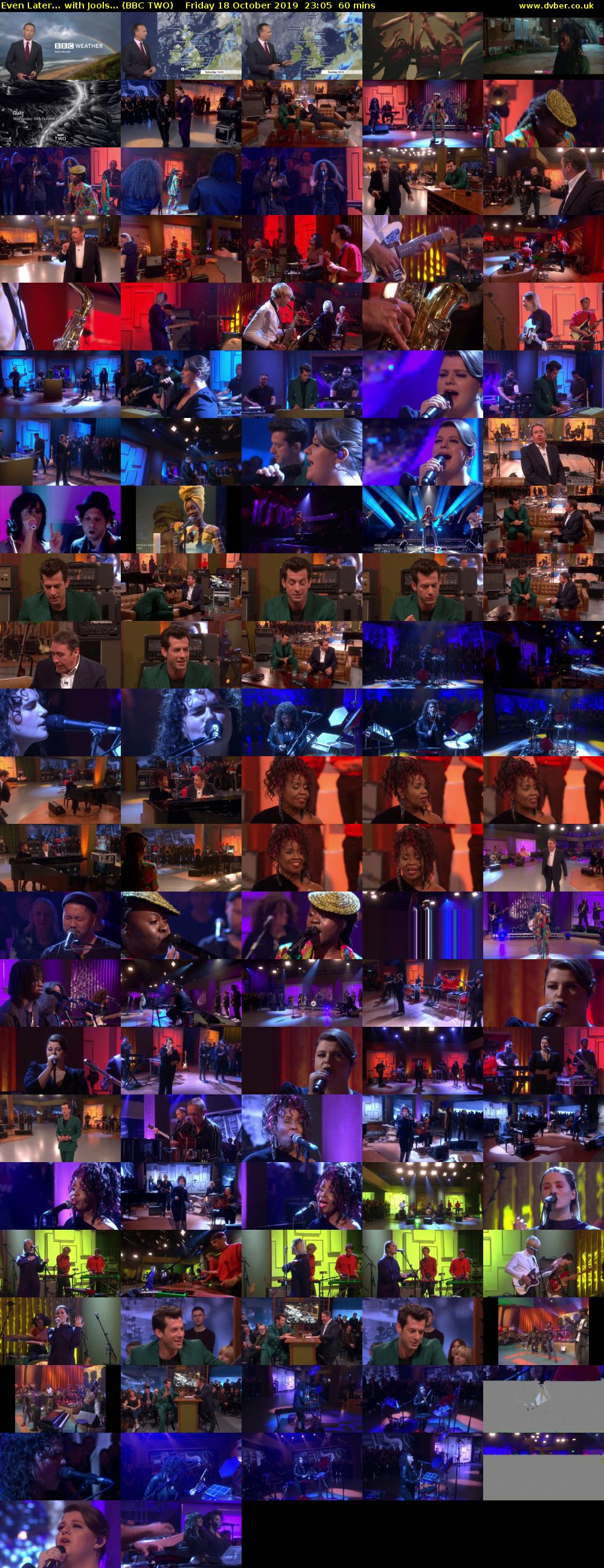 Even Later... with Jools... (BBC TWO) Friday 18 October 2019 23:05 - 00:05