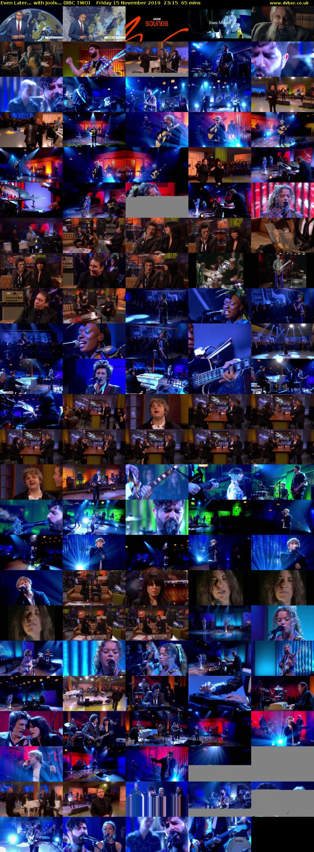 Even Later... with Jools... (BBC TWO) Friday 15 November 2019 23:15 - 00:20
