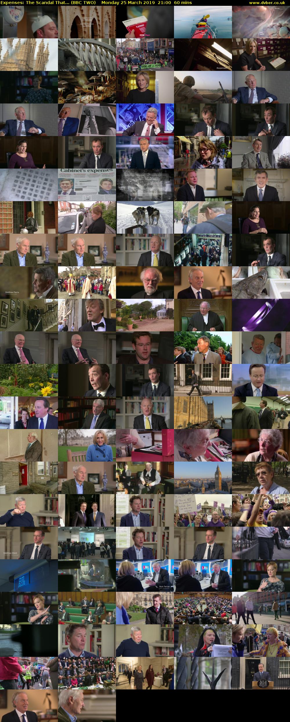 Expenses: The Scandal That... (BBC TWO) Monday 25 March 2019 21:00 - 22:00