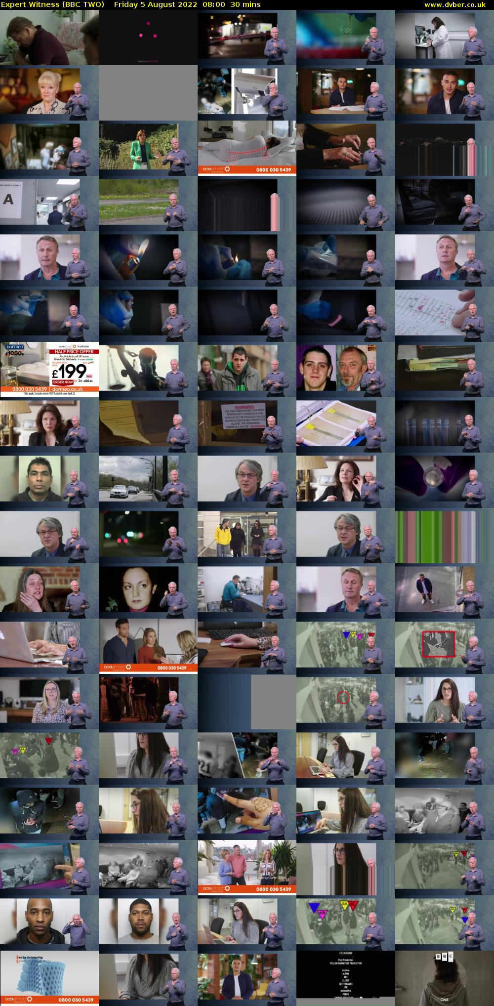 Expert Witness (BBC TWO) Friday 5 August 2022 08:00 - 08:30