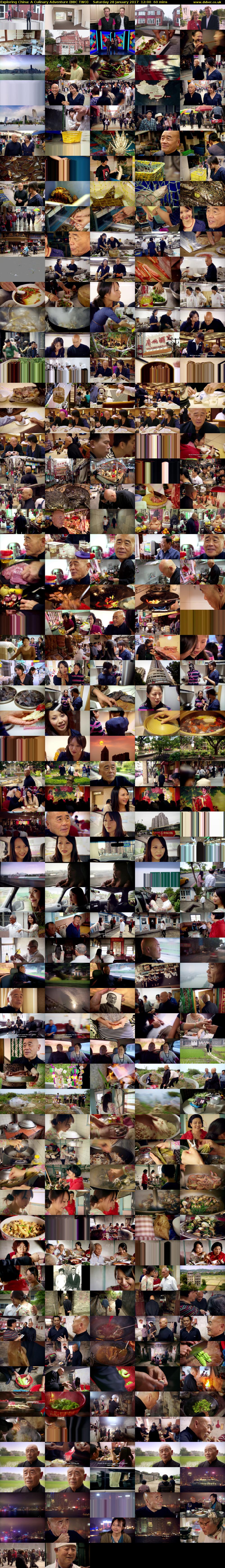 Exploring China: A Culinary Adventure (BBC TWO) Saturday 28 January 2017 12:00 - 13:00