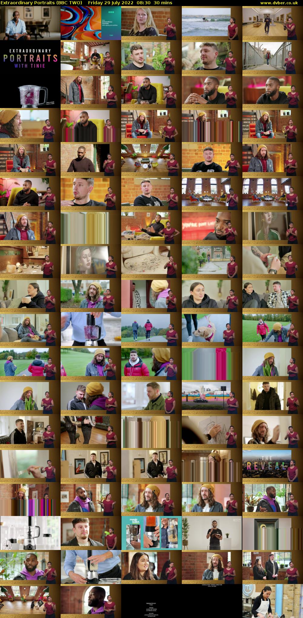 Extraordinary Portraits (BBC TWO) Friday 29 July 2022 08:30 - 09:00