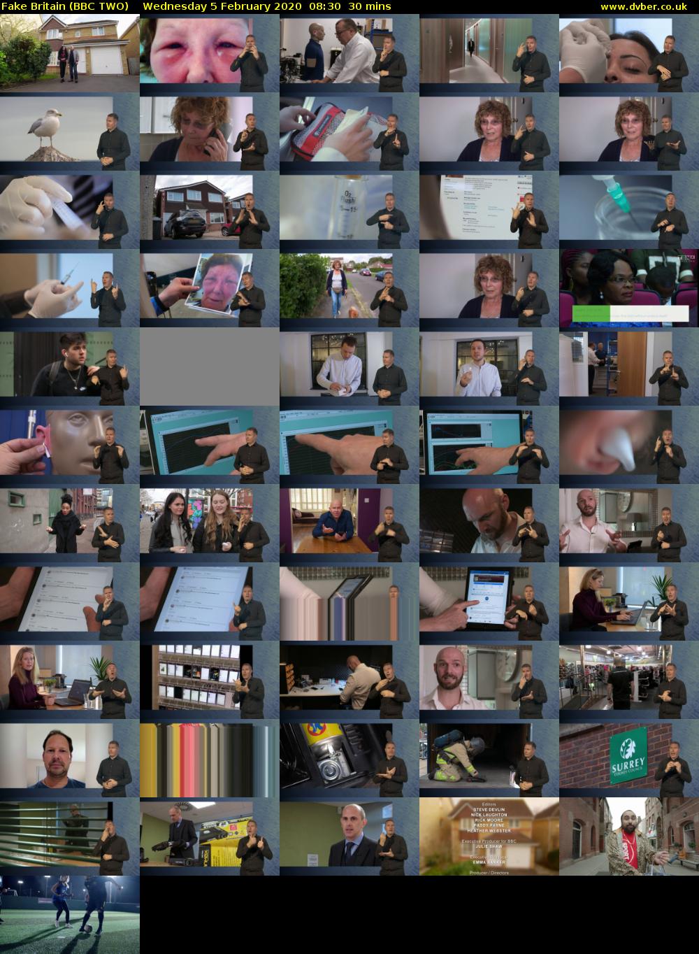 Fake Britain (BBC TWO) Wednesday 5 February 2020 08:30 - 09:00