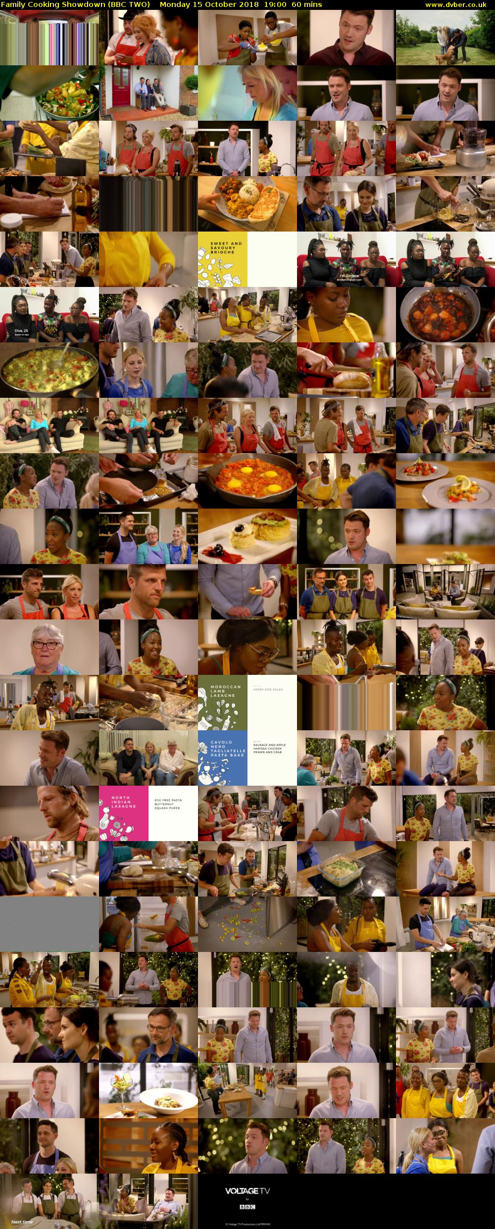 Family Cooking Showdown (BBC TWO) Monday 15 October 2018 19:00 - 20:00