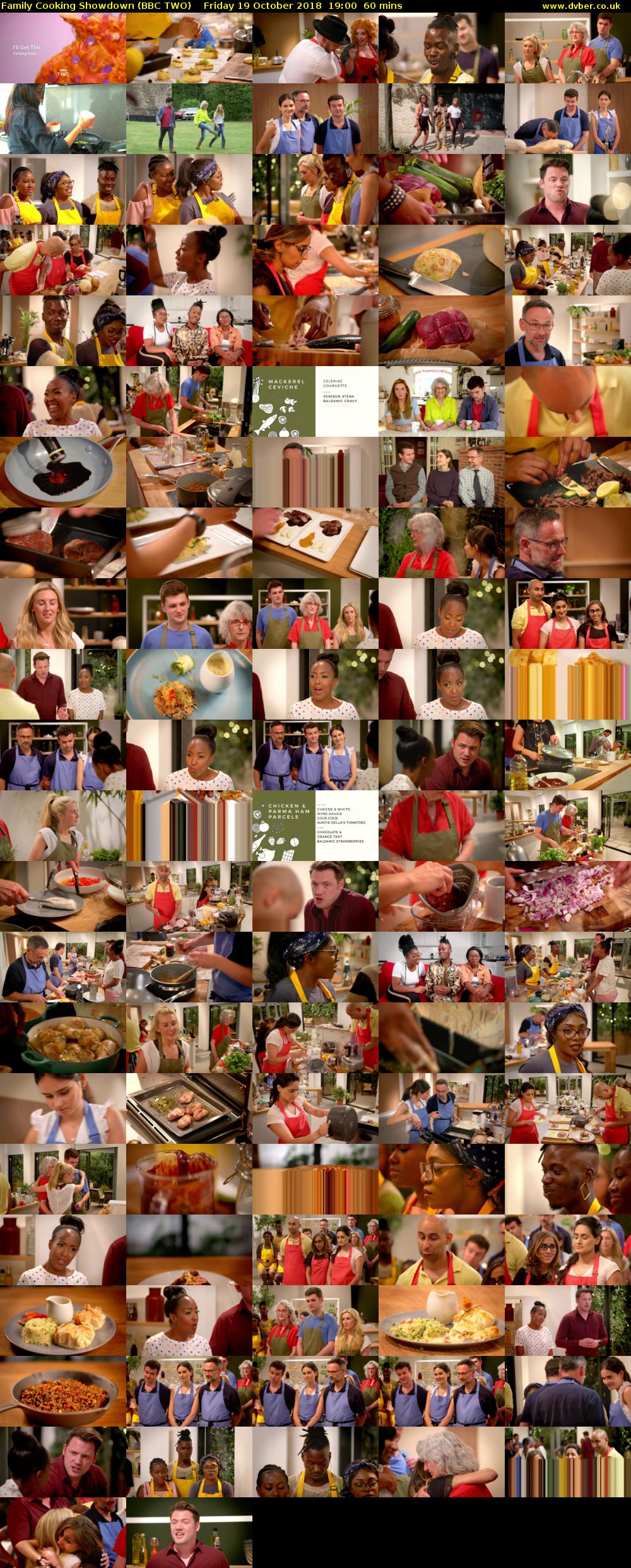 Family Cooking Showdown (BBC TWO) Friday 19 October 2018 19:00 - 20:00