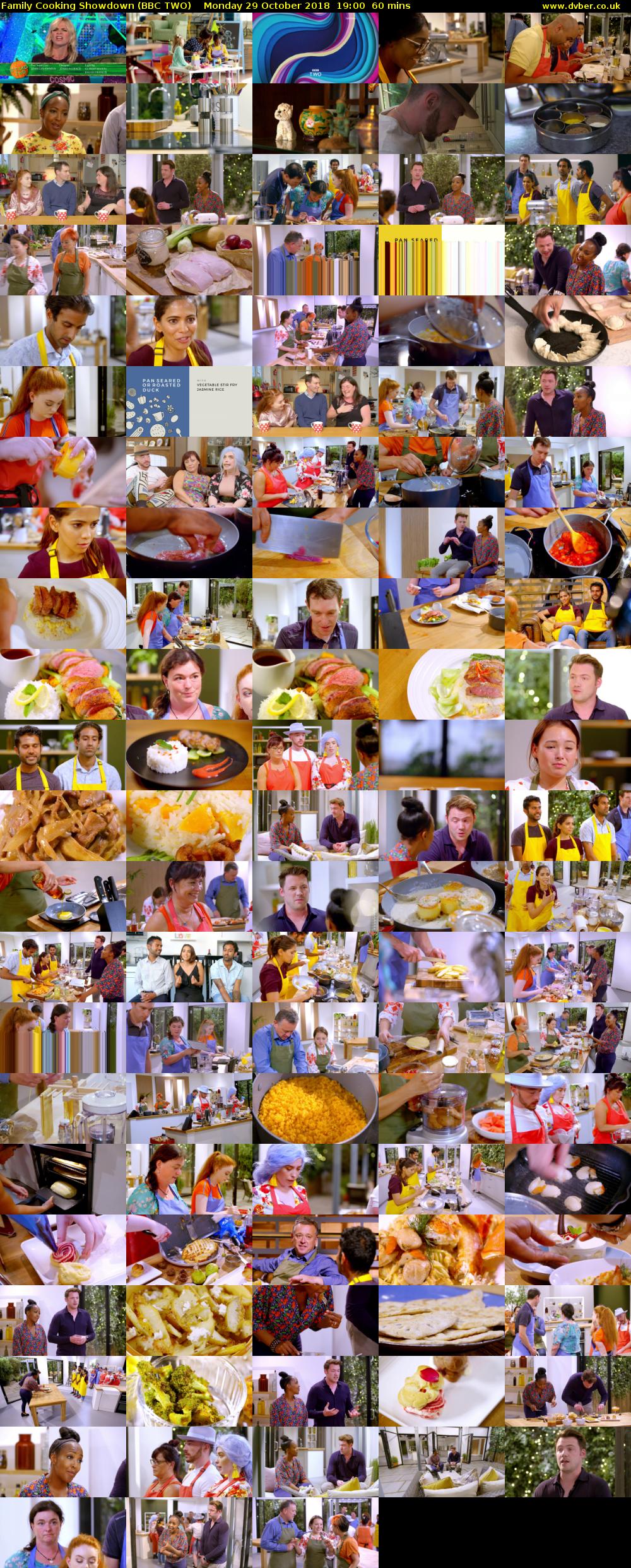 Family Cooking Showdown (BBC TWO) Monday 29 October 2018 19:00 - 20:00