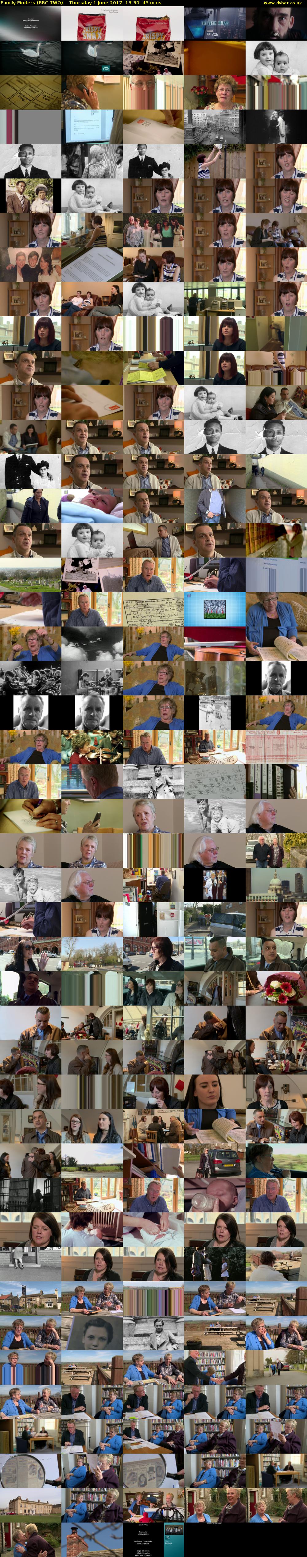 Family Finders (BBC TWO) Thursday 1 June 2017 13:30 - 14:15