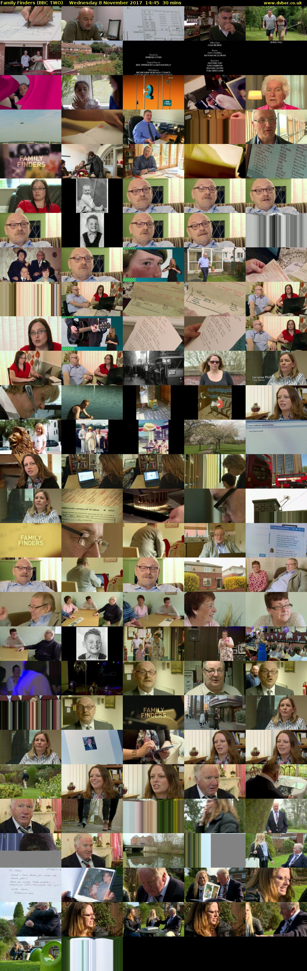 Family Finders (BBC TWO) Wednesday 8 November 2017 14:45 - 15:15