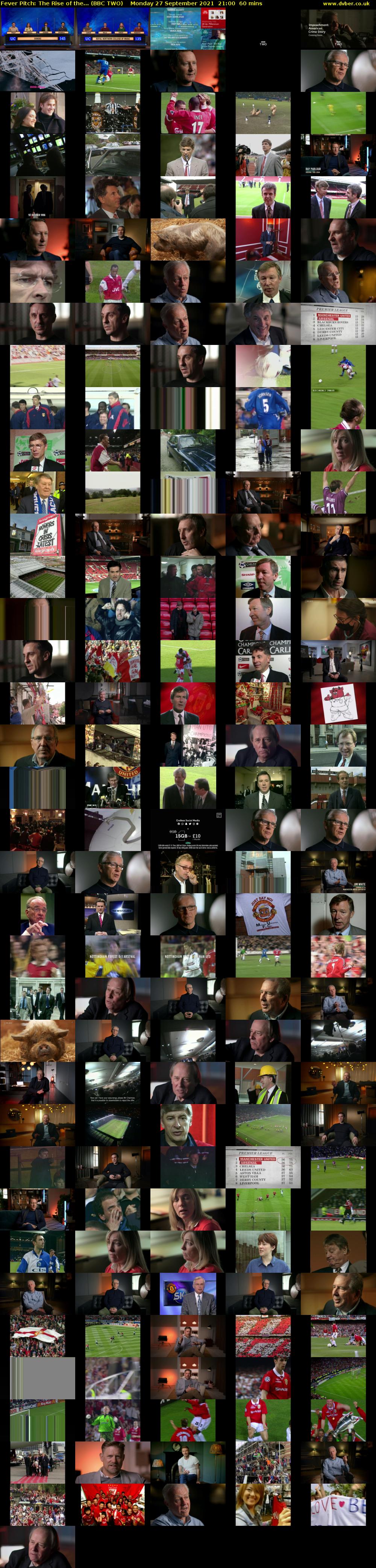 Fever Pitch: The Rise of the... (BBC TWO) Monday 27 September 2021 21:00 - 22:00