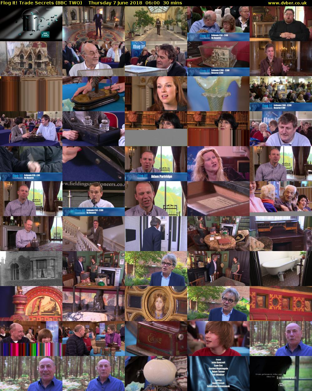 Flog It! Trade Secrets (BBC TWO) Thursday 7 June 2018 06:00 - 06:30