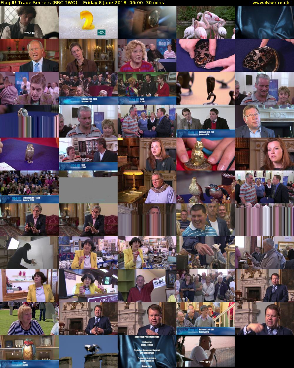 Flog It! Trade Secrets (BBC TWO) Friday 8 June 2018 06:00 - 06:30