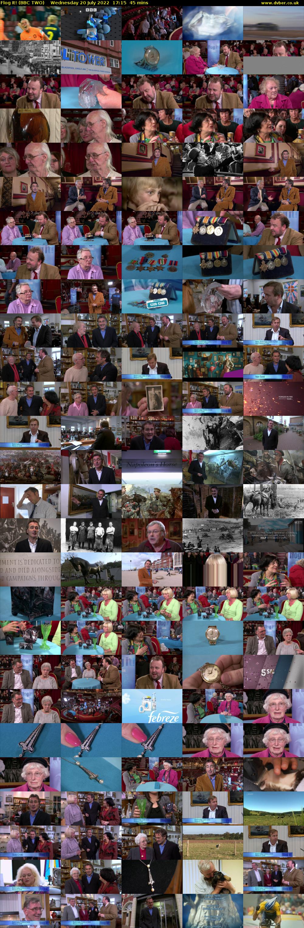 Flog It! (BBC TWO) Wednesday 20 July 2022 17:15 - 18:00