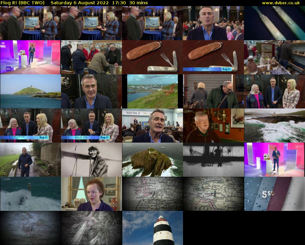 Flog It! (BBC TWO) Saturday 6 August 2022 17:30 - 18:00