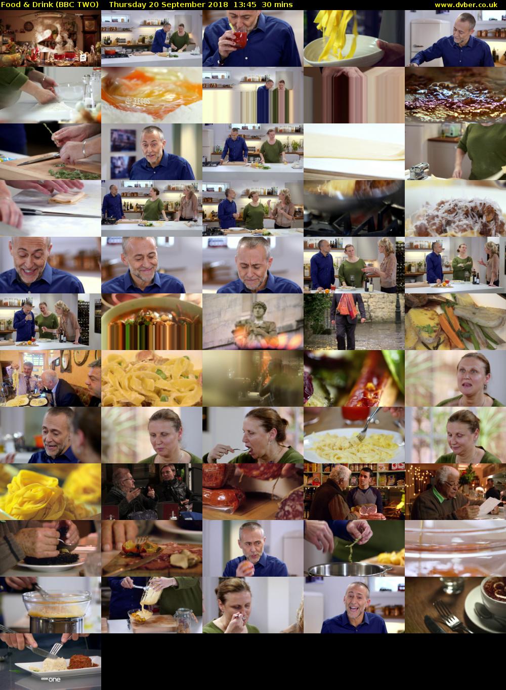 Food & Drink (BBC TWO) Thursday 20 September 2018 13:45 - 14:15