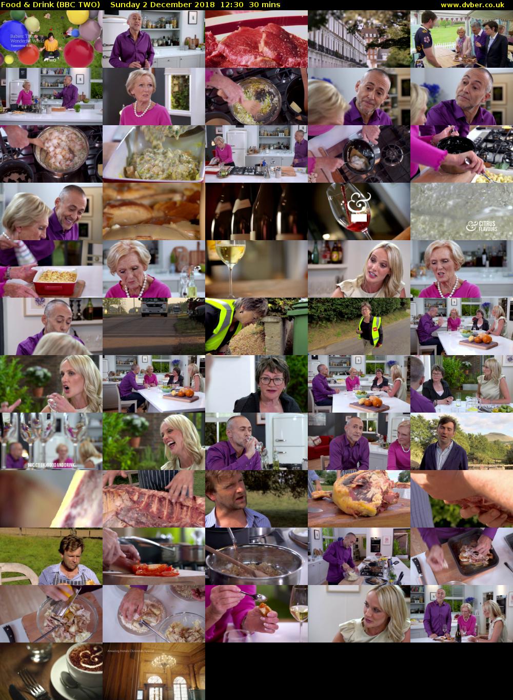 Food & Drink (BBC TWO) Sunday 2 December 2018 12:30 - 13:00