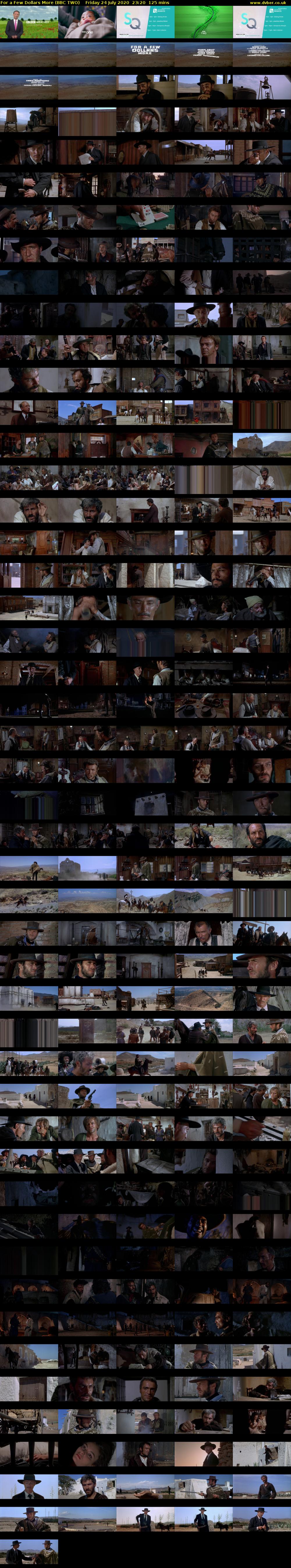 For a Few Dollars More (BBC TWO) Friday 24 July 2020 23:20 - 01:25