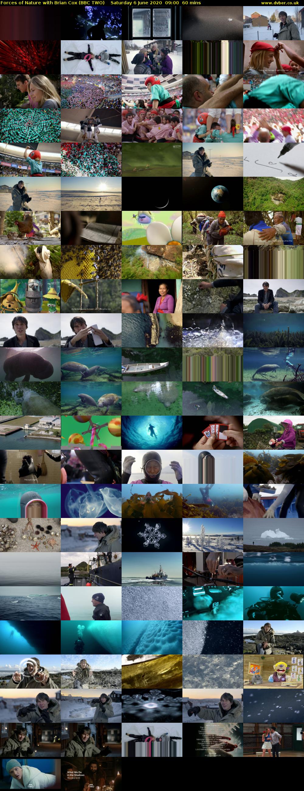 Forces of Nature with Brian Cox (BBC TWO) Saturday 6 June 2020 09:00 - 10:00
