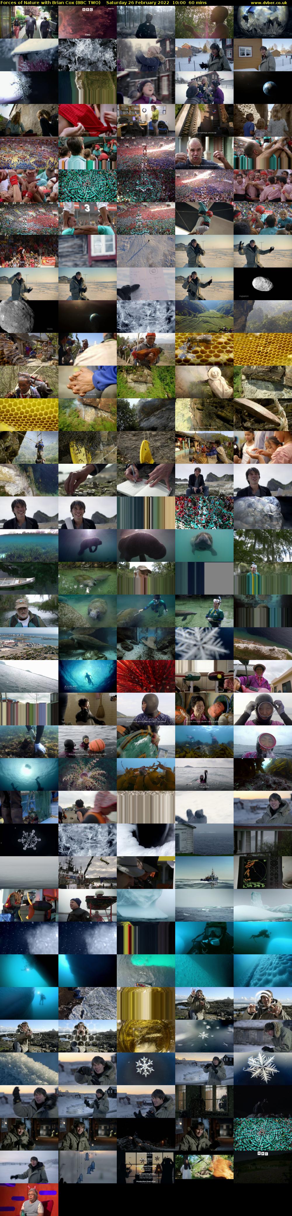 Forces of Nature with Brian Cox (BBC TWO) Saturday 26 February 2022 10:00 - 11:00