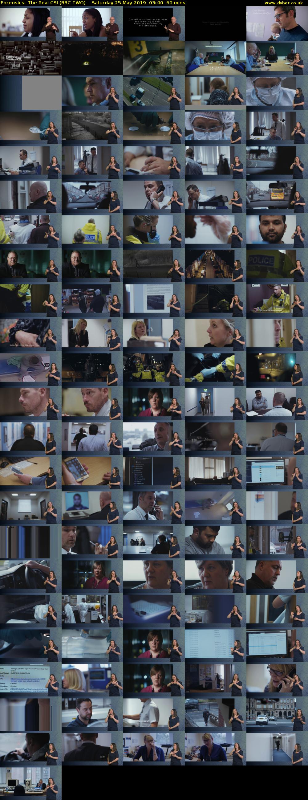 Forensics: The Real CSI (BBC TWO) Saturday 25 May 2019 03:40 - 04:40