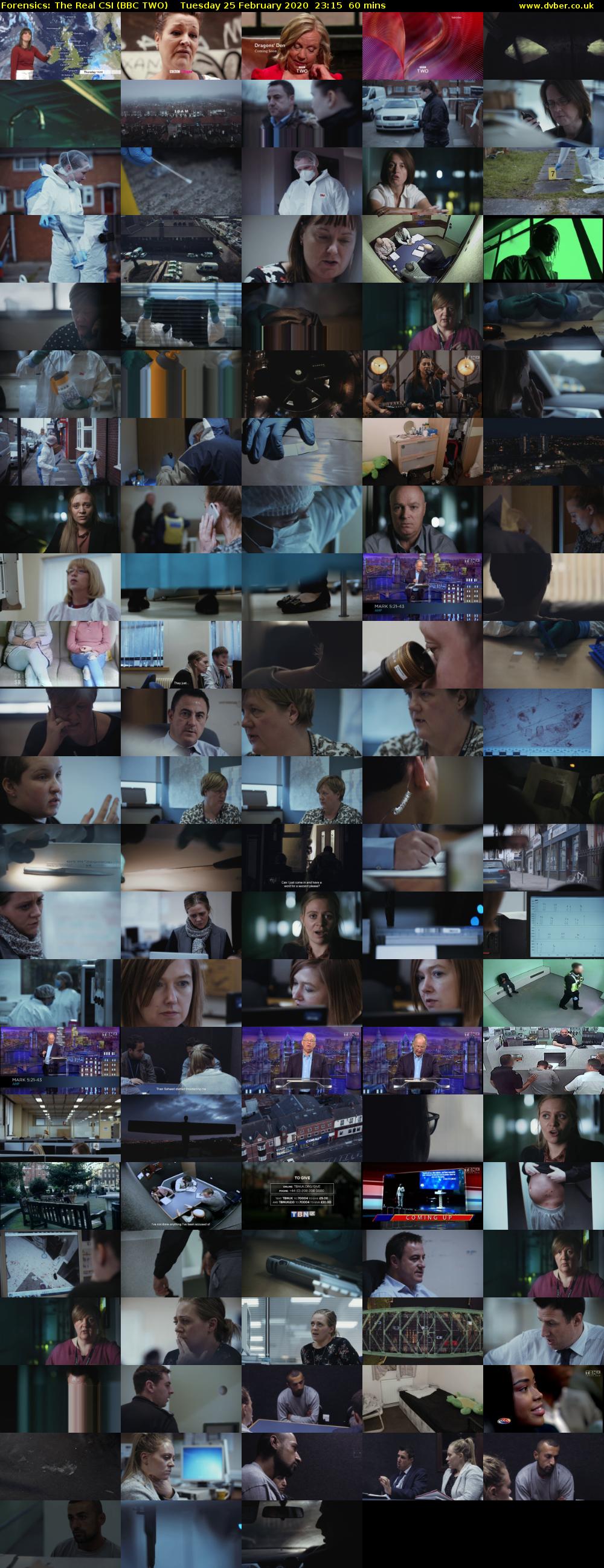 Forensics: The Real CSI (BBC TWO) Tuesday 25 February 2020 23:15 - 00:15