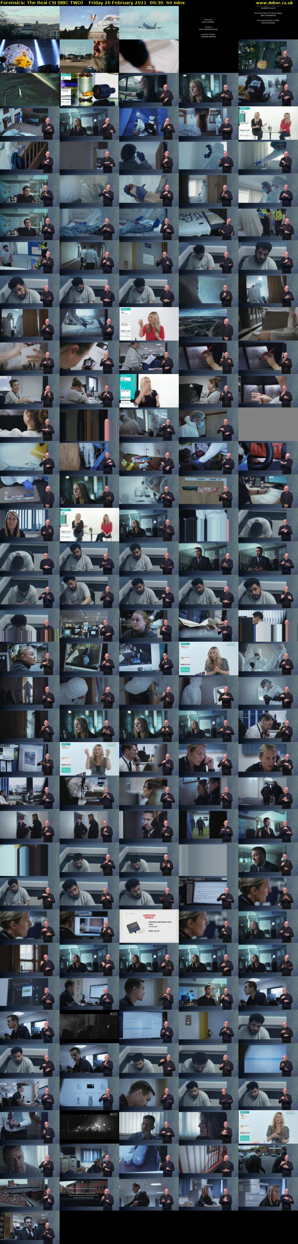Forensics: The Real CSI (BBC TWO) Friday 26 February 2021 00:30 - 01:30