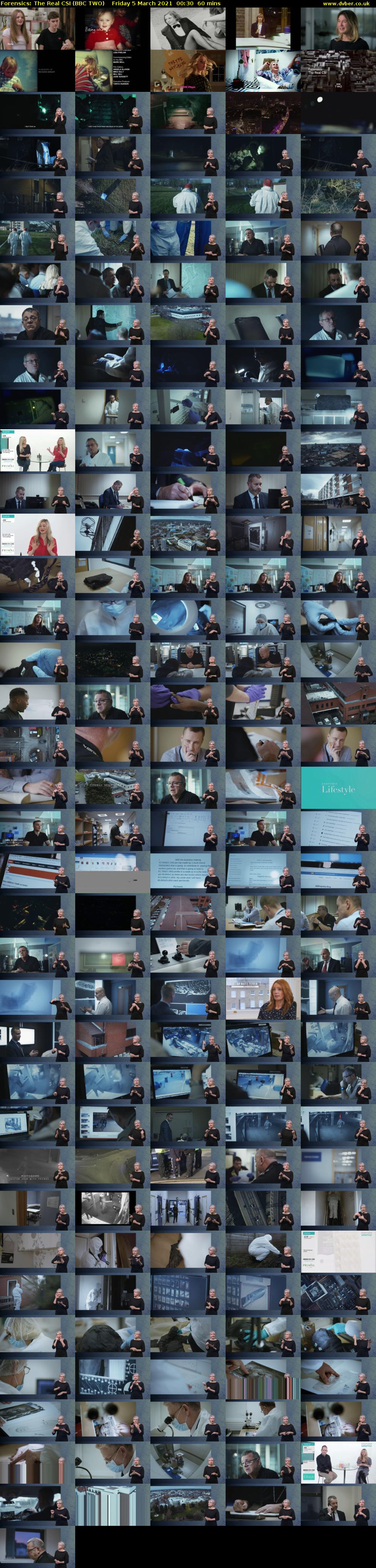 Forensics: The Real CSI (BBC TWO) Friday 5 March 2021 00:30 - 01:30