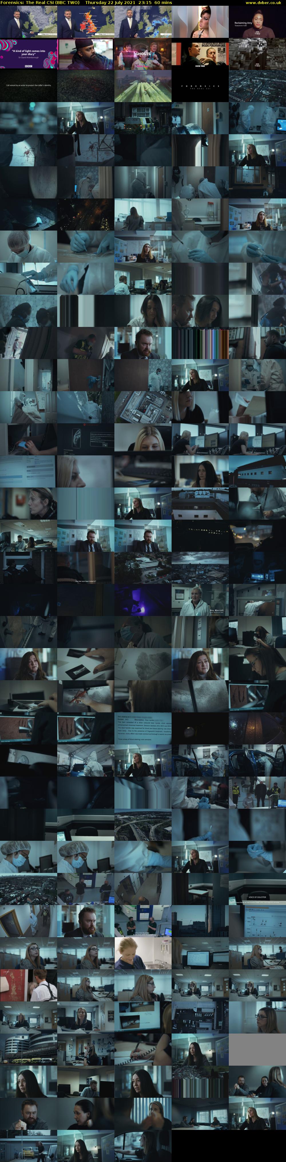 Forensics: The Real CSI (BBC TWO) Thursday 22 July 2021 23:15 - 00:15