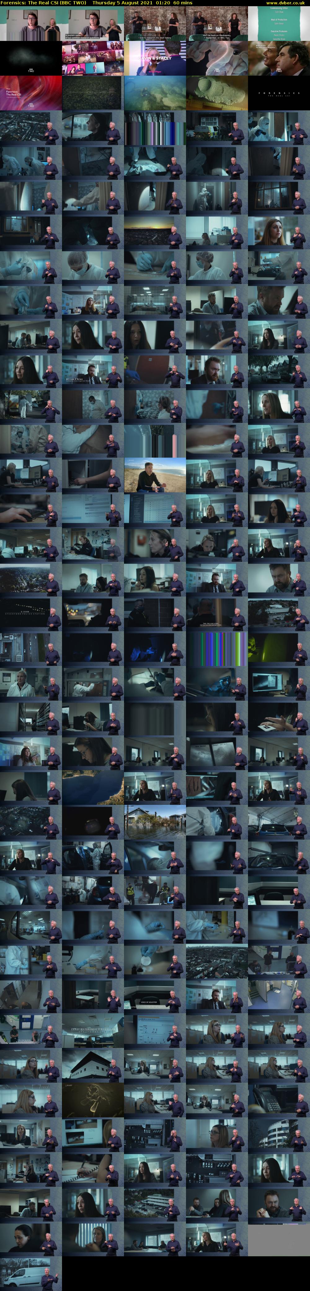 Forensics: The Real CSI (BBC TWO) Thursday 5 August 2021 01:20 - 02:20
