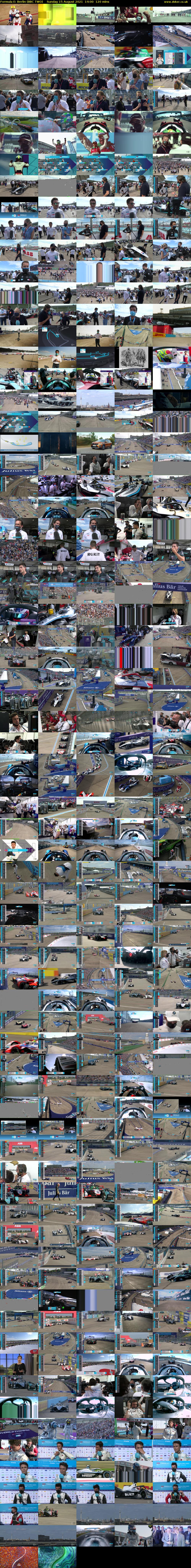 Formula E: Berlin (BBC TWO) Sunday 15 August 2021 14:00 - 16:00
