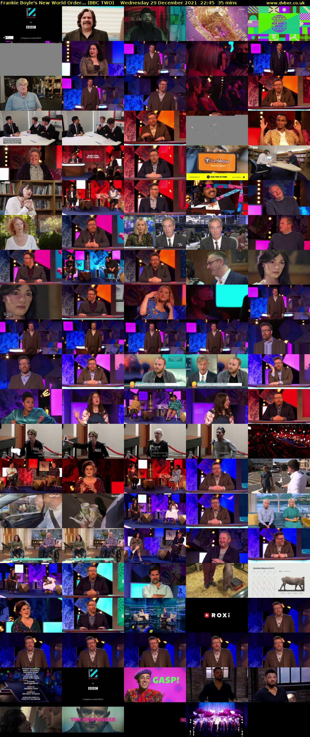 Frankie Boyle's New World Order... (BBC TWO) Wednesday 29 December 2021 22:45 - 23:20