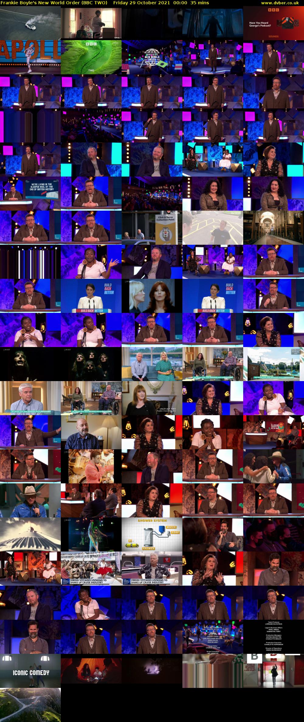Frankie Boyle's New World Order (BBC TWO) Friday 29 October 2021 00:00 - 00:35