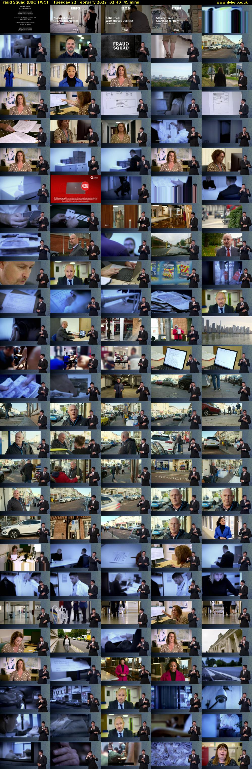 Fraud Squad (BBC TWO) Tuesday 22 February 2022 02:40 - 03:25