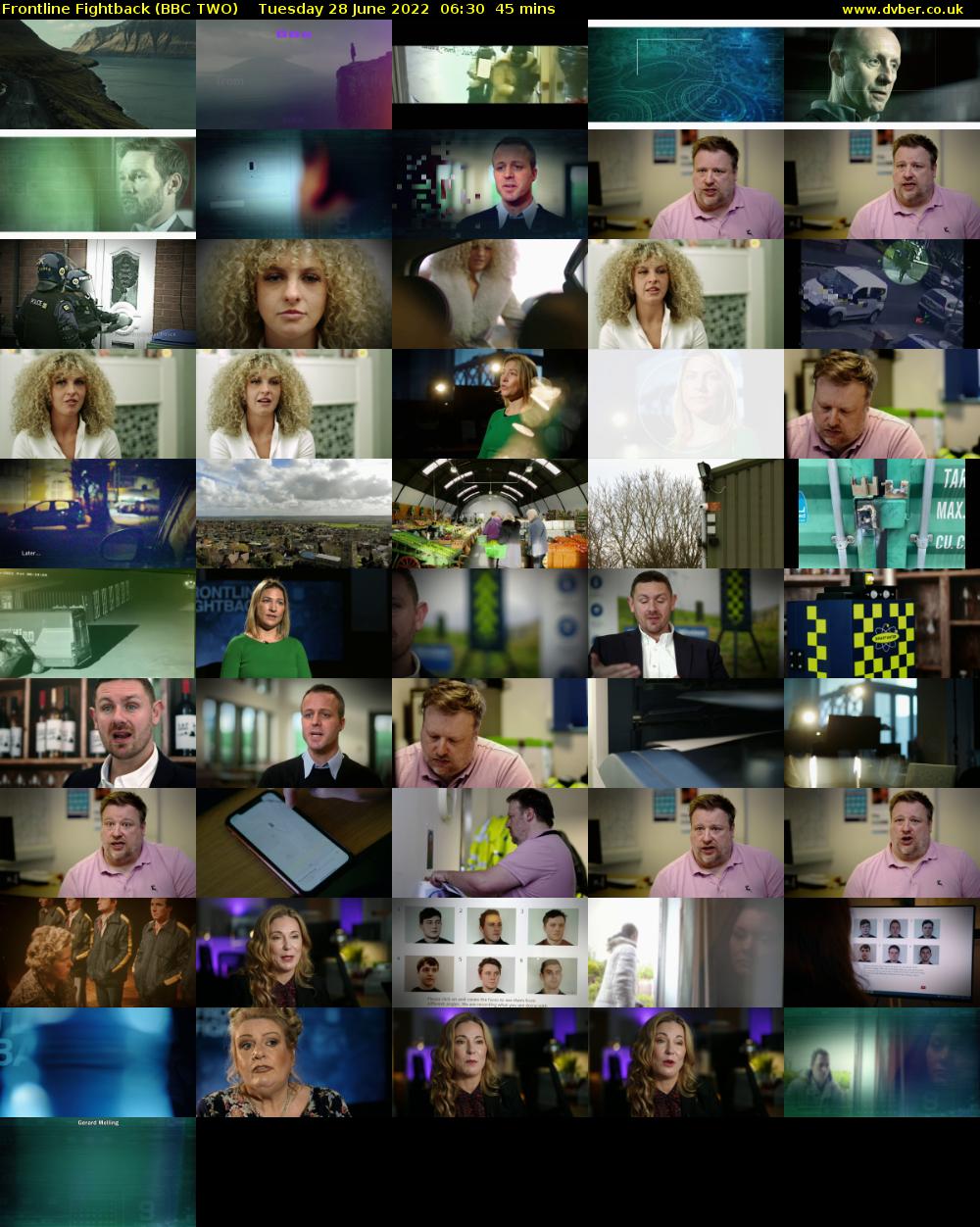 Frontline Fightback (BBC TWO) Tuesday 28 June 2022 06:30 - 07:15