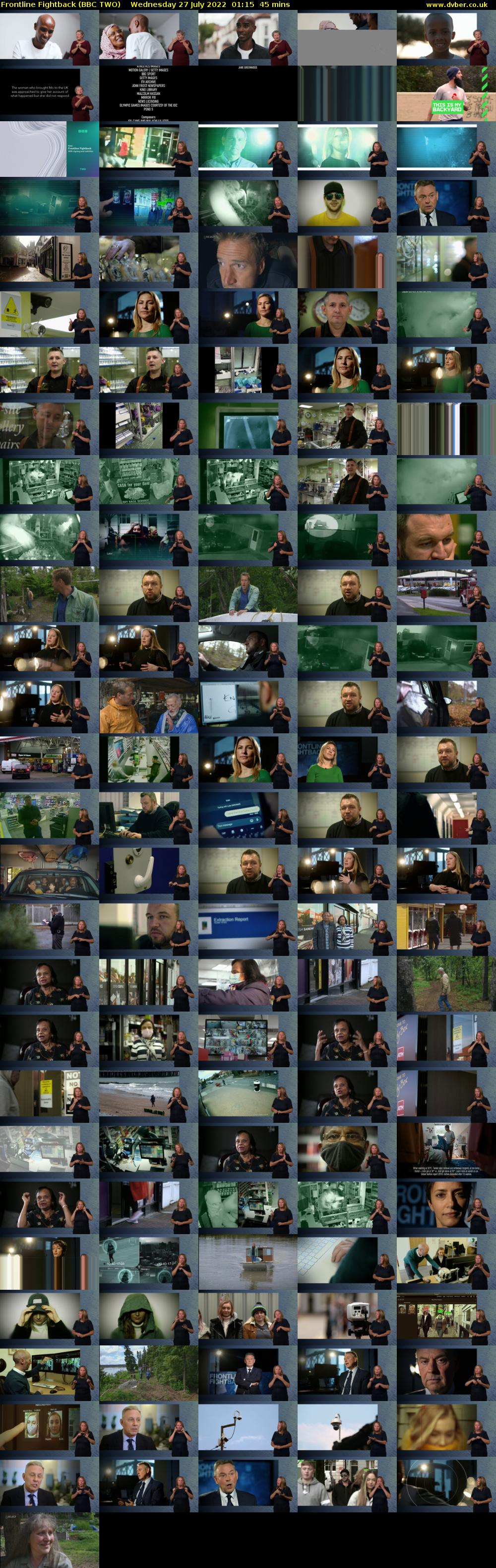 Frontline Fightback (BBC TWO) Wednesday 27 July 2022 01:15 - 02:00