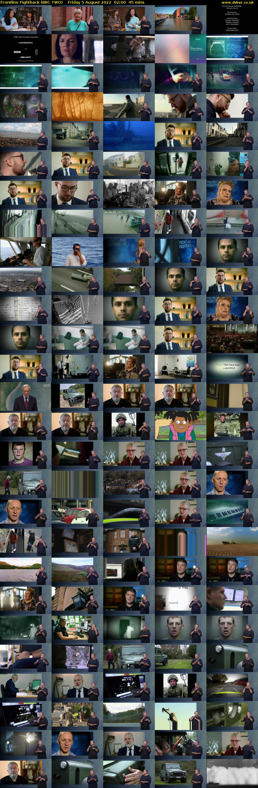 Frontline Fightback (BBC TWO) Friday 5 August 2022 02:00 - 02:45