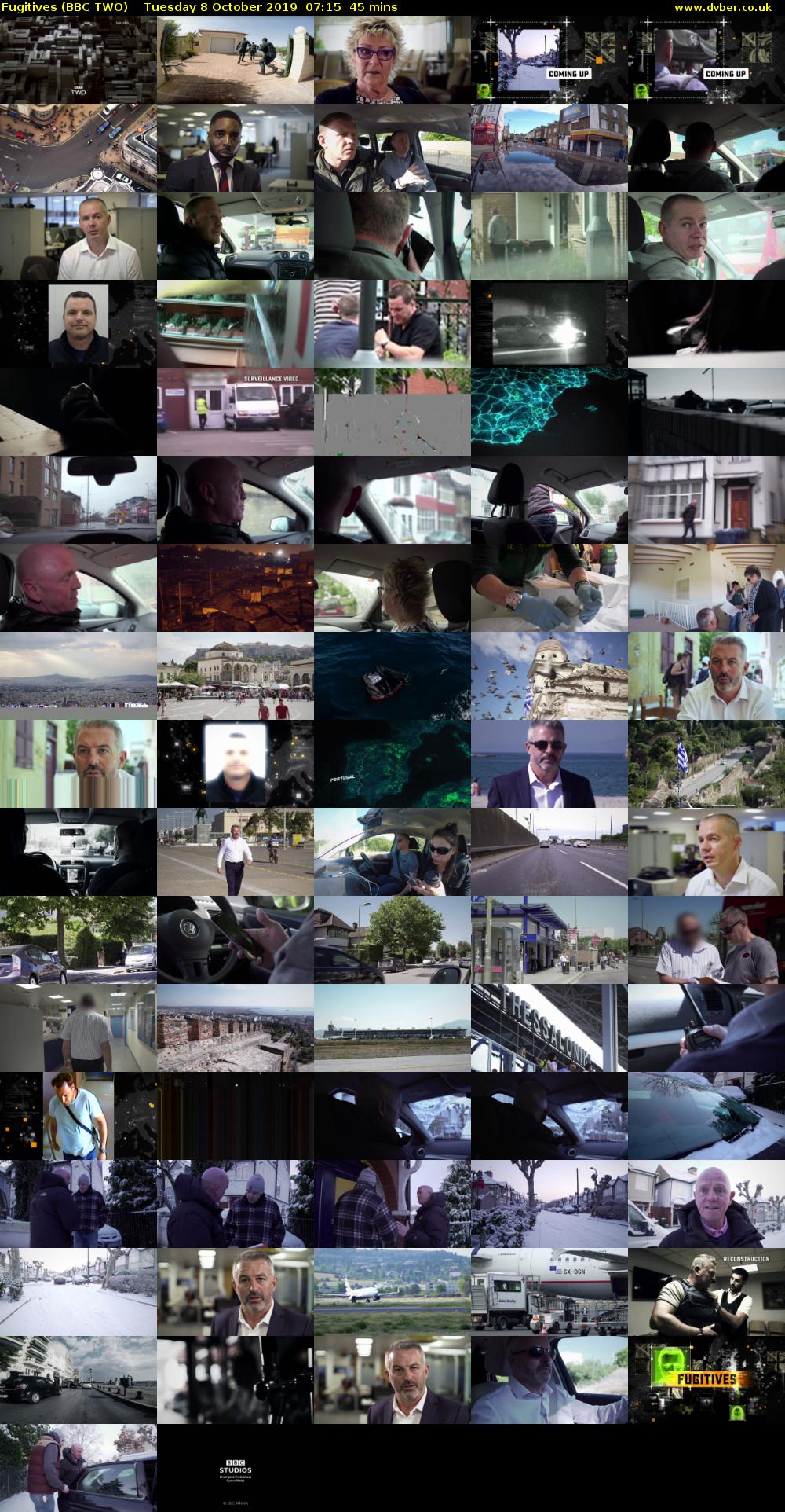 Fugitives (BBC TWO) Tuesday 8 October 2019 07:15 - 08:00