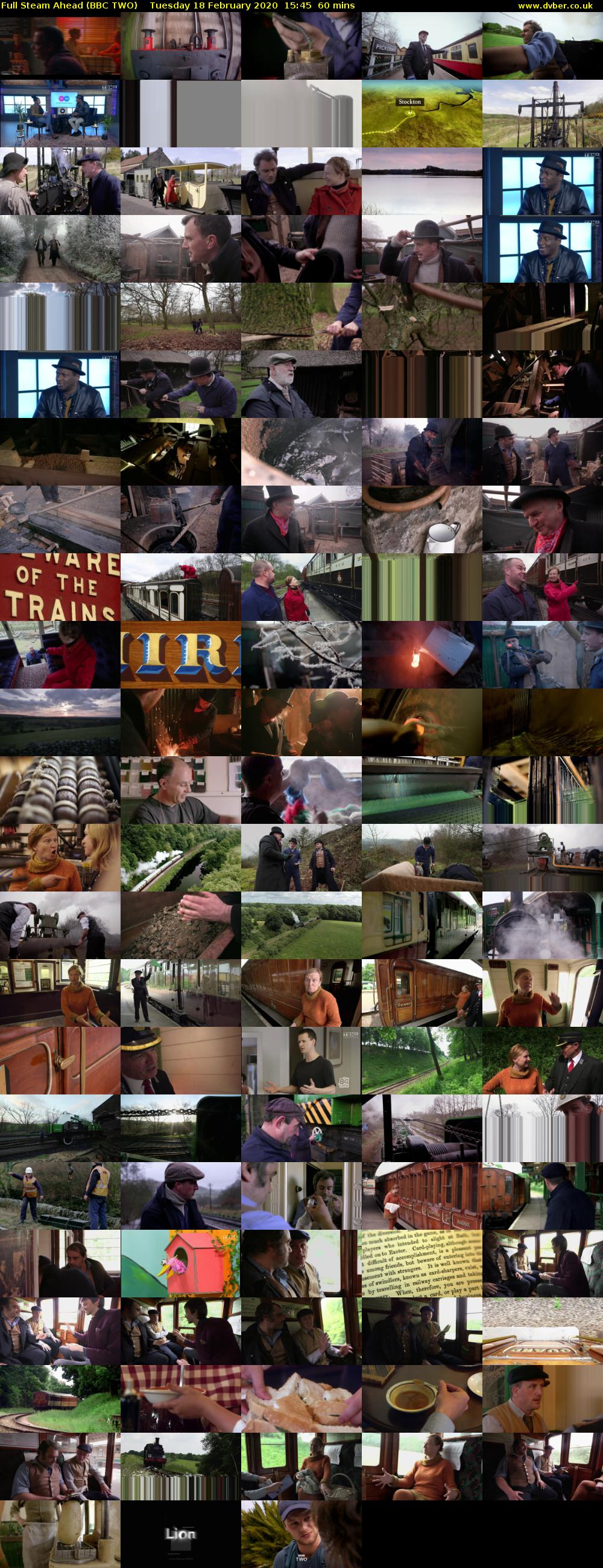 Full Steam Ahead (BBC TWO) Tuesday 18 February 2020 15:45 - 16:45