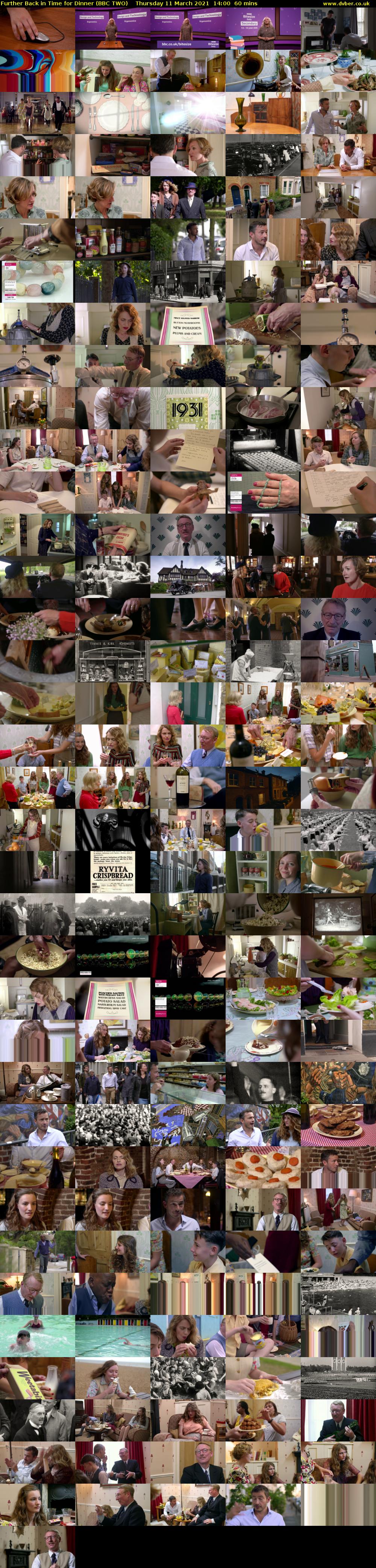 Further Back in Time for Dinner (BBC TWO) Thursday 11 March 2021 14:00 - 15:00