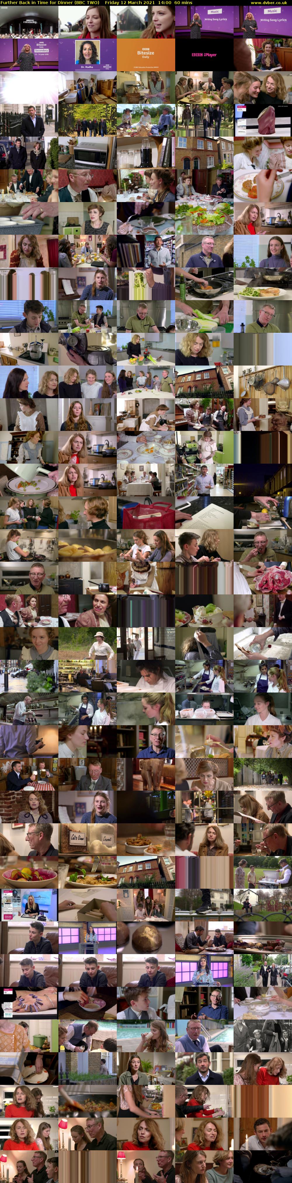 Further Back in Time for Dinner (BBC TWO) Friday 12 March 2021 14:00 - 15:00