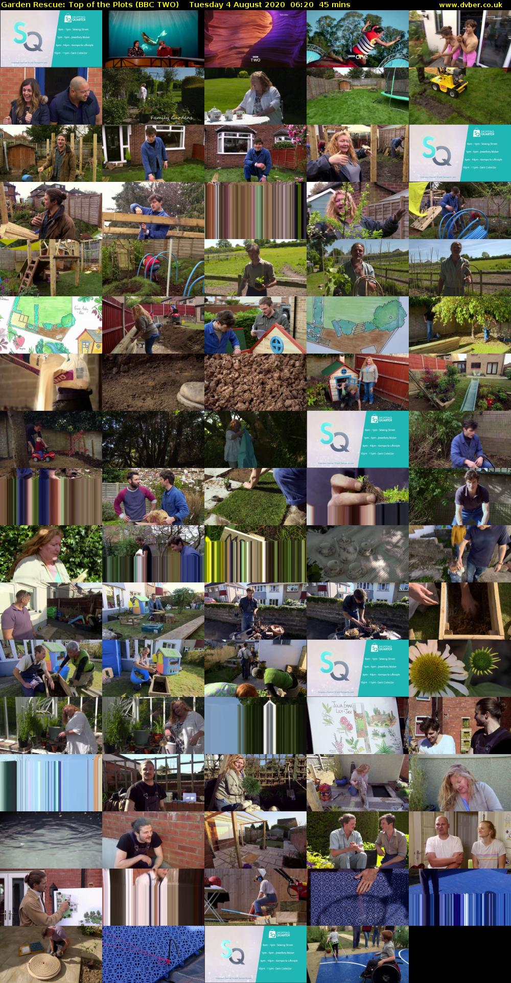 Garden Rescue: Top of the Plots (BBC TWO) Tuesday 4 August 2020 06:20 - 07:05