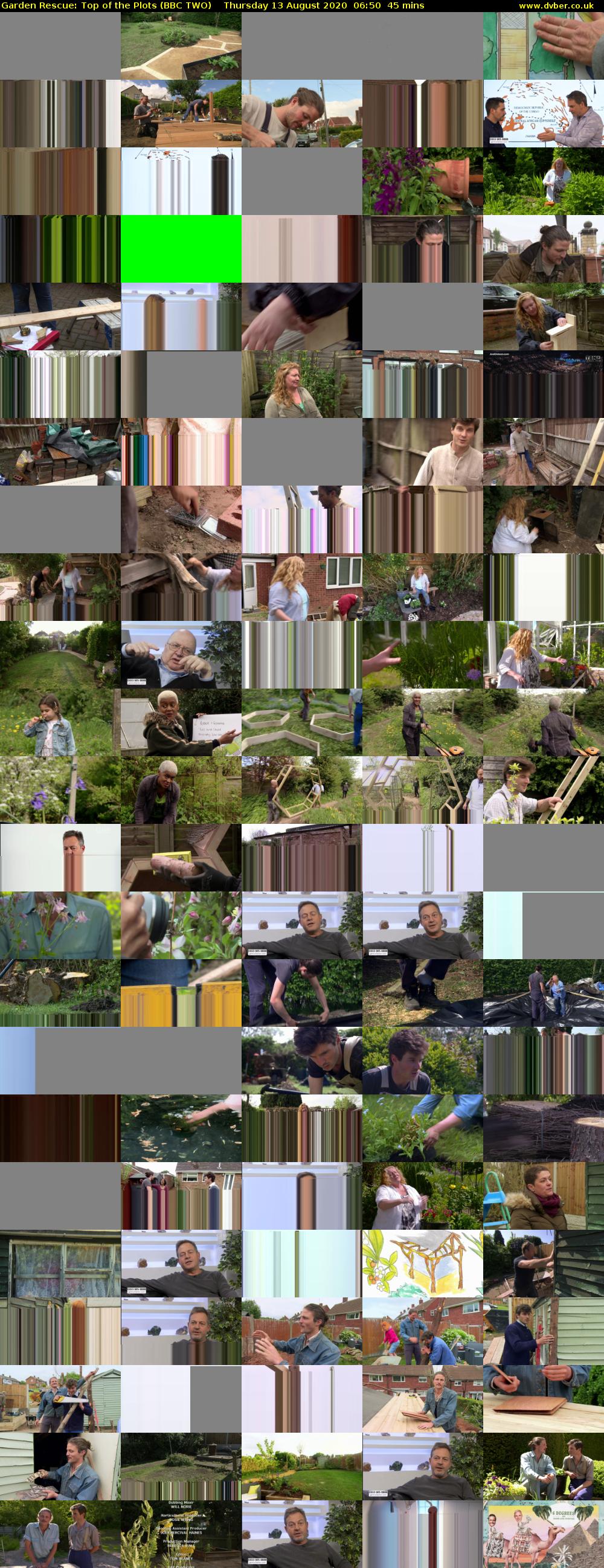 Garden Rescue: Top of the Plots (BBC TWO) Thursday 13 August 2020 06:50 - 07:35
