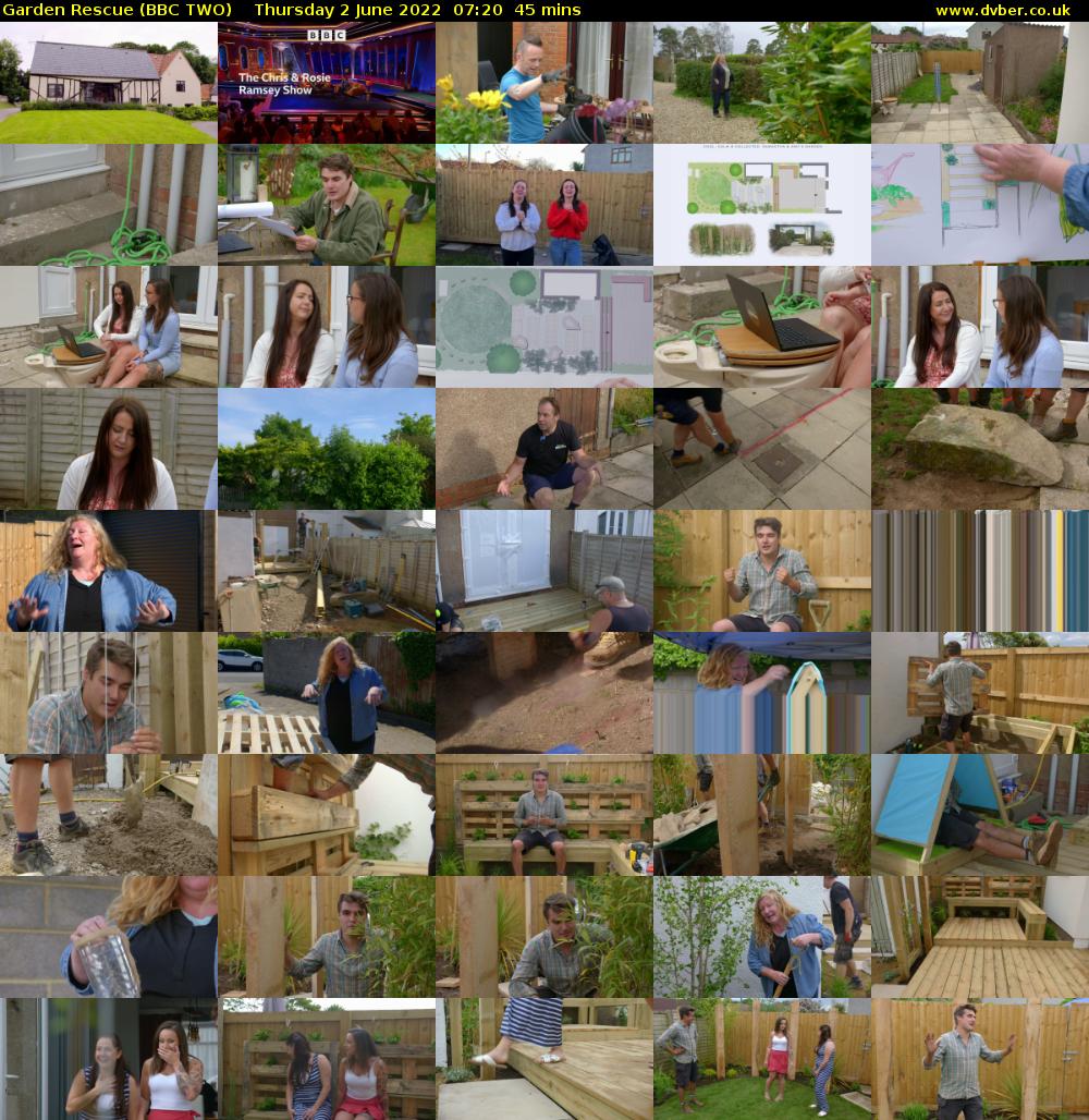 Garden Rescue (BBC TWO) Thursday 2 June 2022 07:20 - 08:05